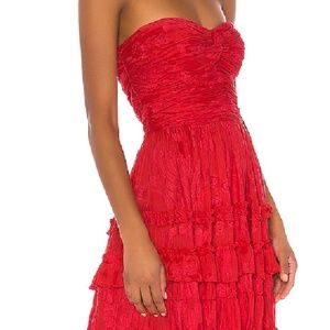 Alexis Gown in Red Azalea